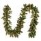 9' x 10" Pre-lit Carolina Pine Artificial Christmas Garland with 27 Flocked Cones and 100 Clear Lights